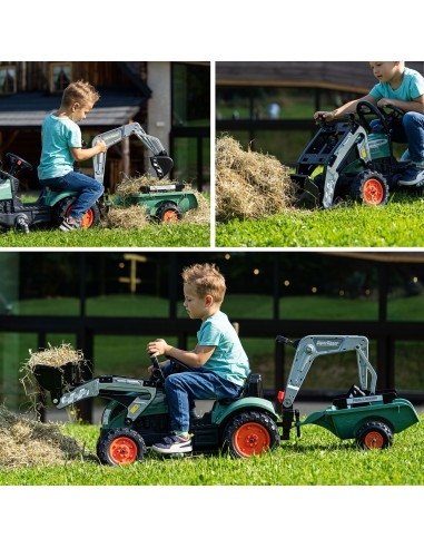 FALK Farm Lander Baggerlader Traktor 2–5 Jahre – Spielzeug