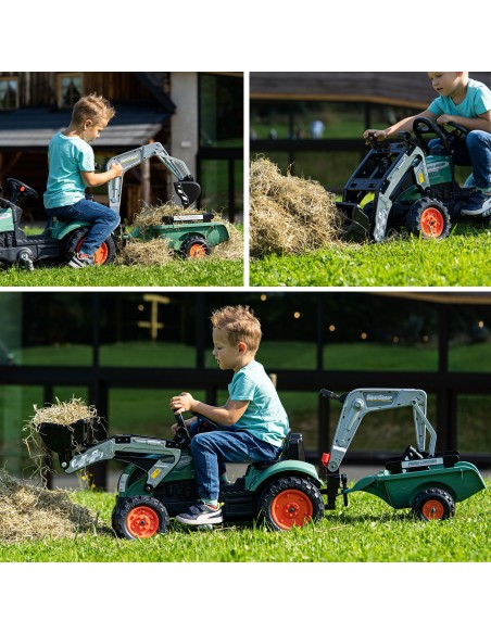FALK Farm Lander Baggerlader Traktor 2–5 Jahre – Spielzeug