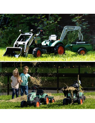 FALK Farm Lander Koparko-Ładowarka Traktorius 2–5 metų vaikams – Žaislas