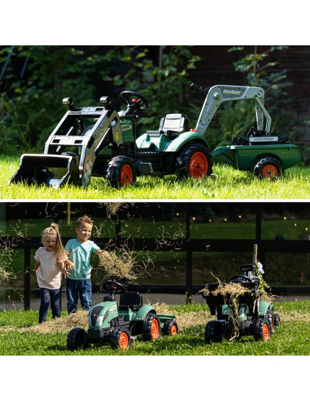 FALK Farm Lander Koparko-Ładowarka Traktorius 2–5 metų vaikams – Žaislas