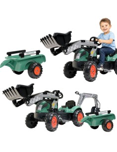 FALK Farm Lander Baggerlader Traktor 2–5 Jahre – Spielzeug