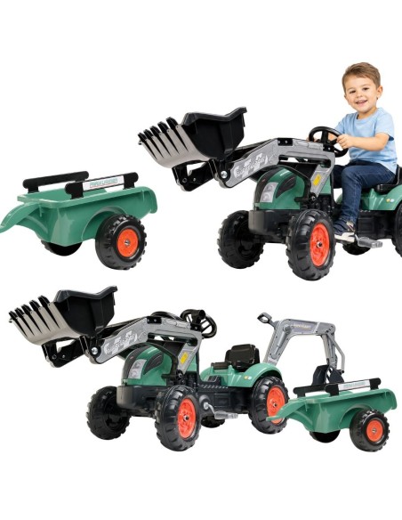 FALK Farm Lander Baggerlader Traktor 2–5 Jahre – Spielzeug