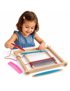 Wooden weaving loom for children Creative toy Viga Workshop XXL