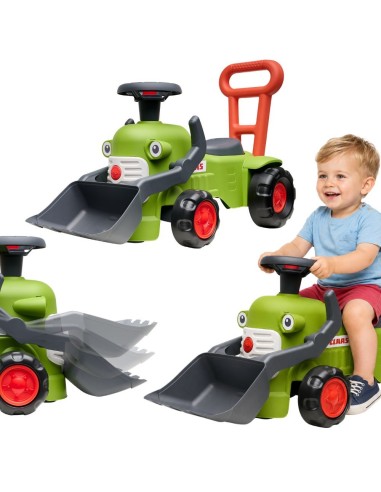 FALK Ride-on Tractor with Trailer and Bucket - Toy for Children