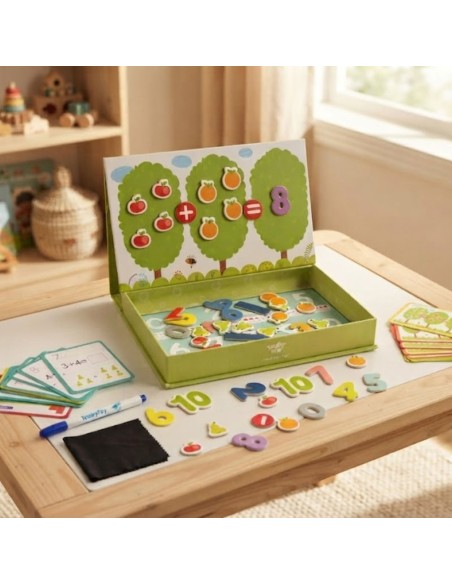 Tooky Toy Magnetic Math Learning Box - Educational Toy