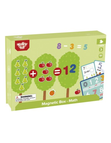 Tooky Toy Magnetic Math Learning Box - Educational Toy