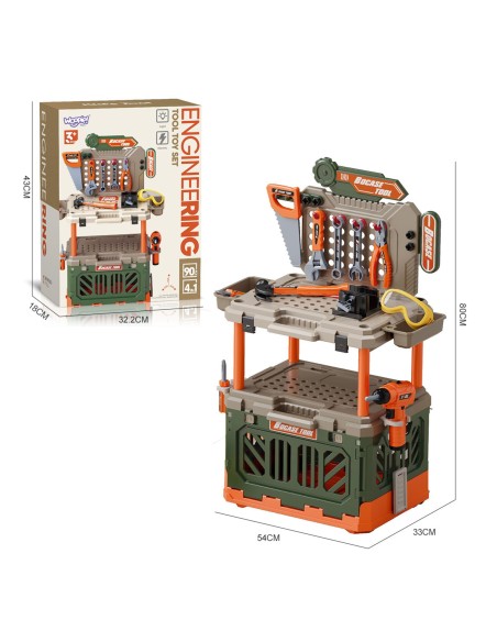 Workbench 4-in-1 Set 90 pcs. Electric Drill Accessories