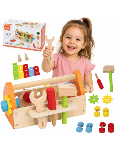 Viga Tool Box - Wooden Tool Set