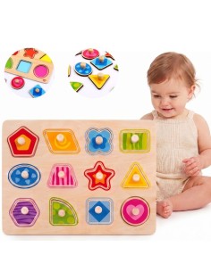 Shape sorter puzzle 15 pieces TOOKY TOY - Educational toy
