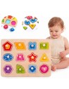 Shape sorter puzzle 15 pieces TOOKY TOY - Educational toy