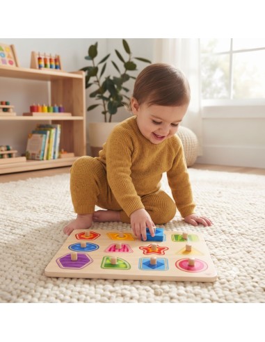 Shape sorter puzzle 15 pieces TOOKY TOY - Educational toy
