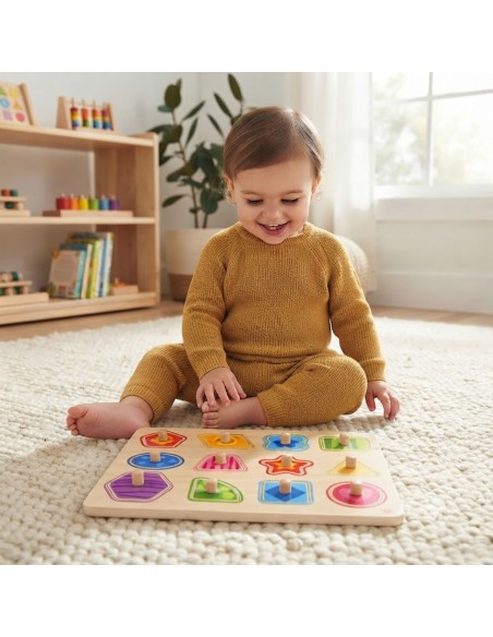 Shape sorter puzzle 15 pieces TOOKY TOY - Educational toy