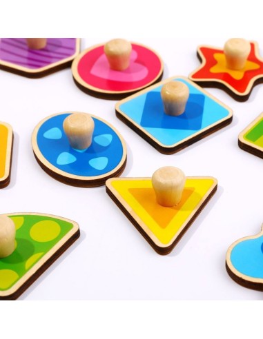Shape sorter puzzle 15 pieces TOOKY TOY - Educational toy