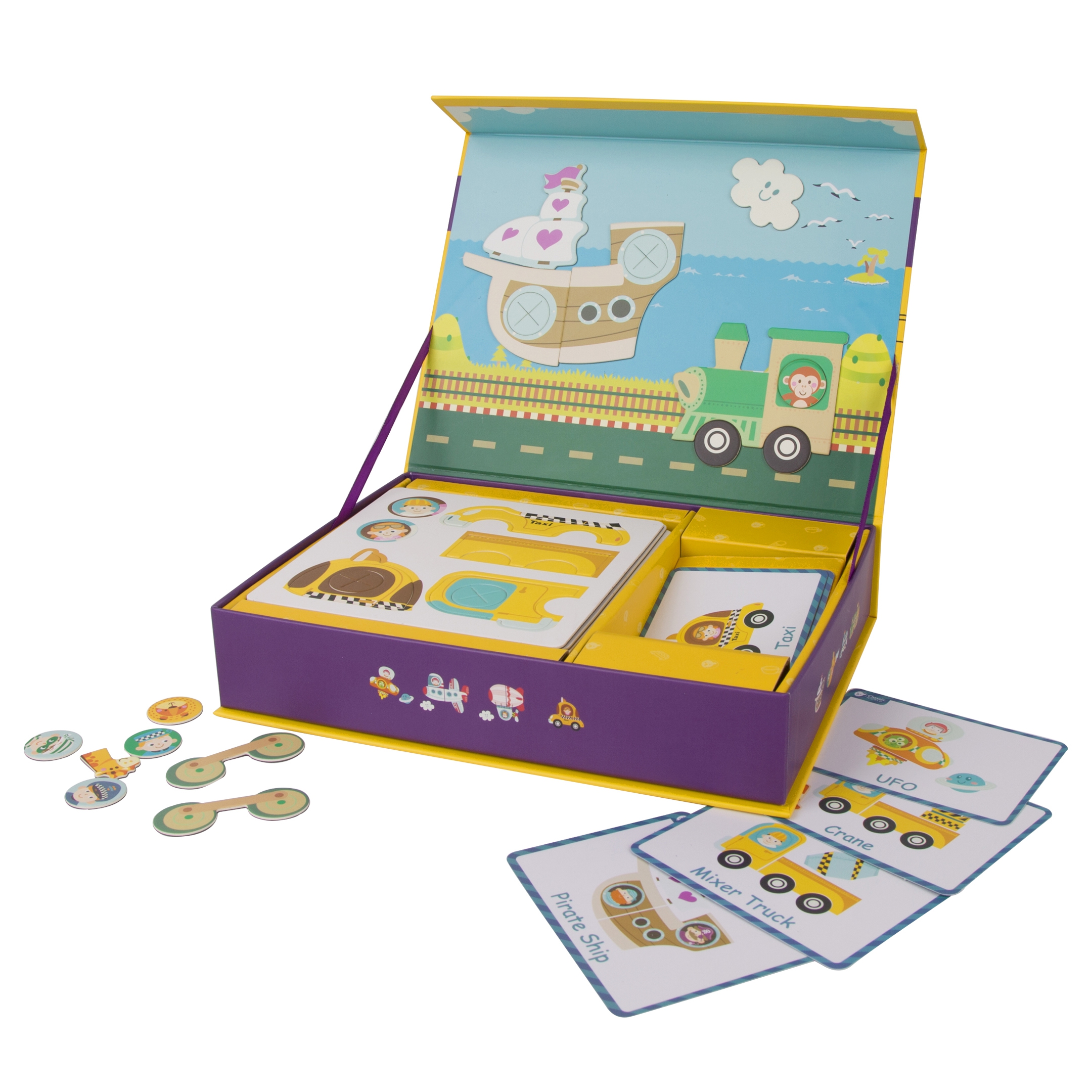 Puzzle nauka ruchu transportu drogowego 72 el.