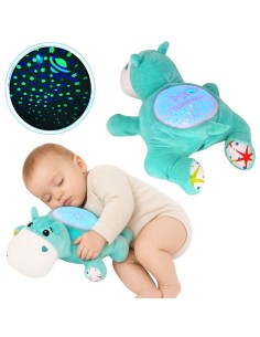 WOOPIE BABY Przytulanka Projektor 2w1 Hipopotam - Usypiacz
