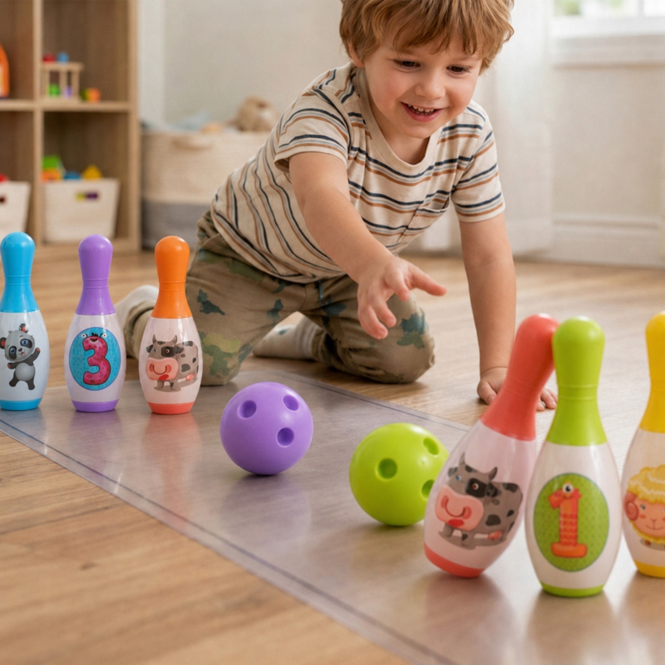 bowling loomad numbrid mäng – detailvaade