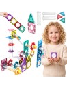 Magnetic Blocks Ball Track 126pcs WOOPIE - 3D Set