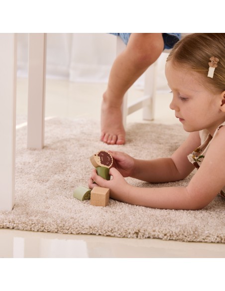 VIGA PolarB Montessori Wooden Blocks - Animals 50 pcs.