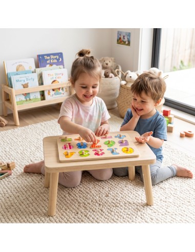 Tooky Toy Wooden Number Puzzle - Learning to count and write