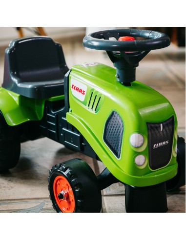 FALK Traktorek Baby Claas Zielony z Przyczepką dla Dzieci 1+