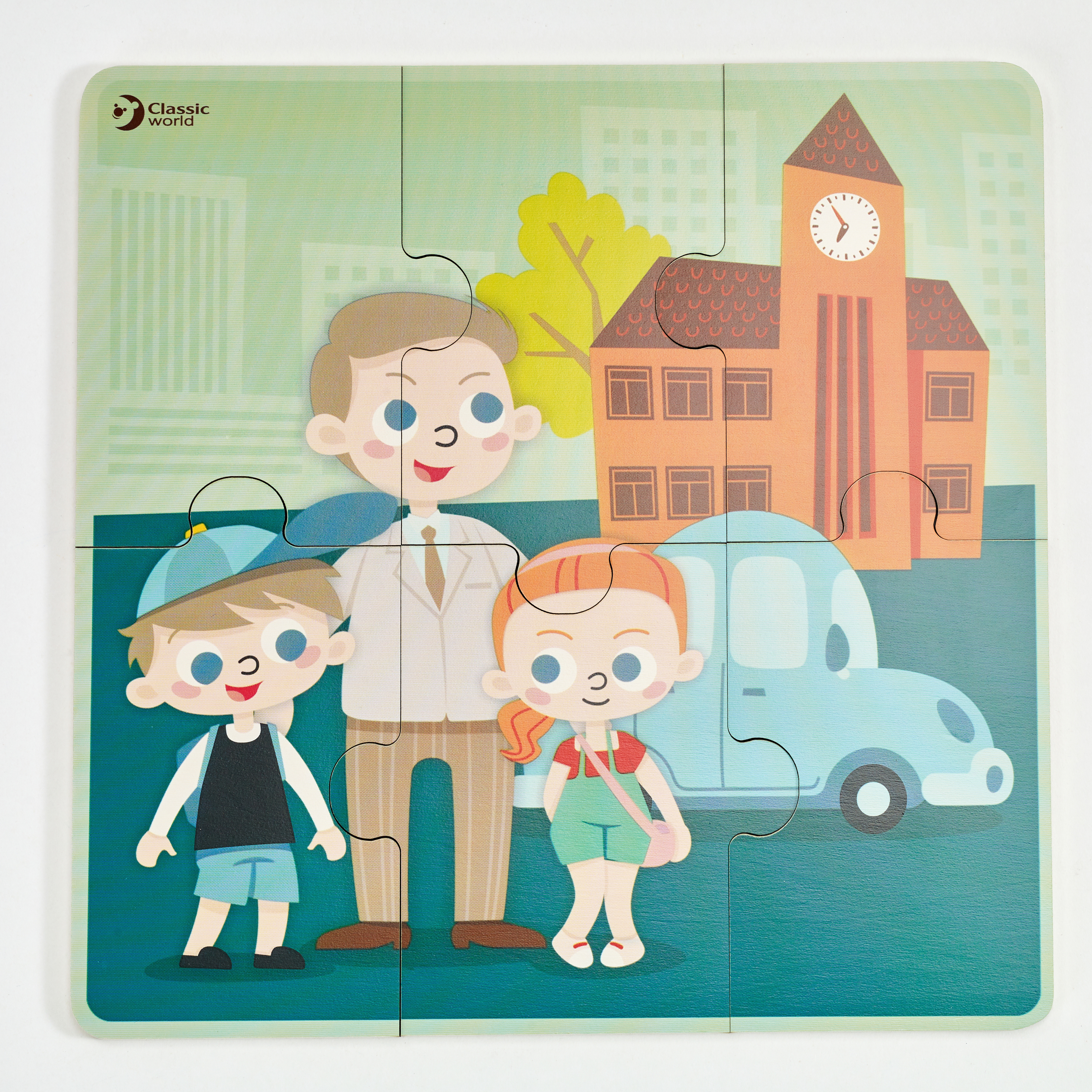 Puzzle 4w1 dzień w szkole