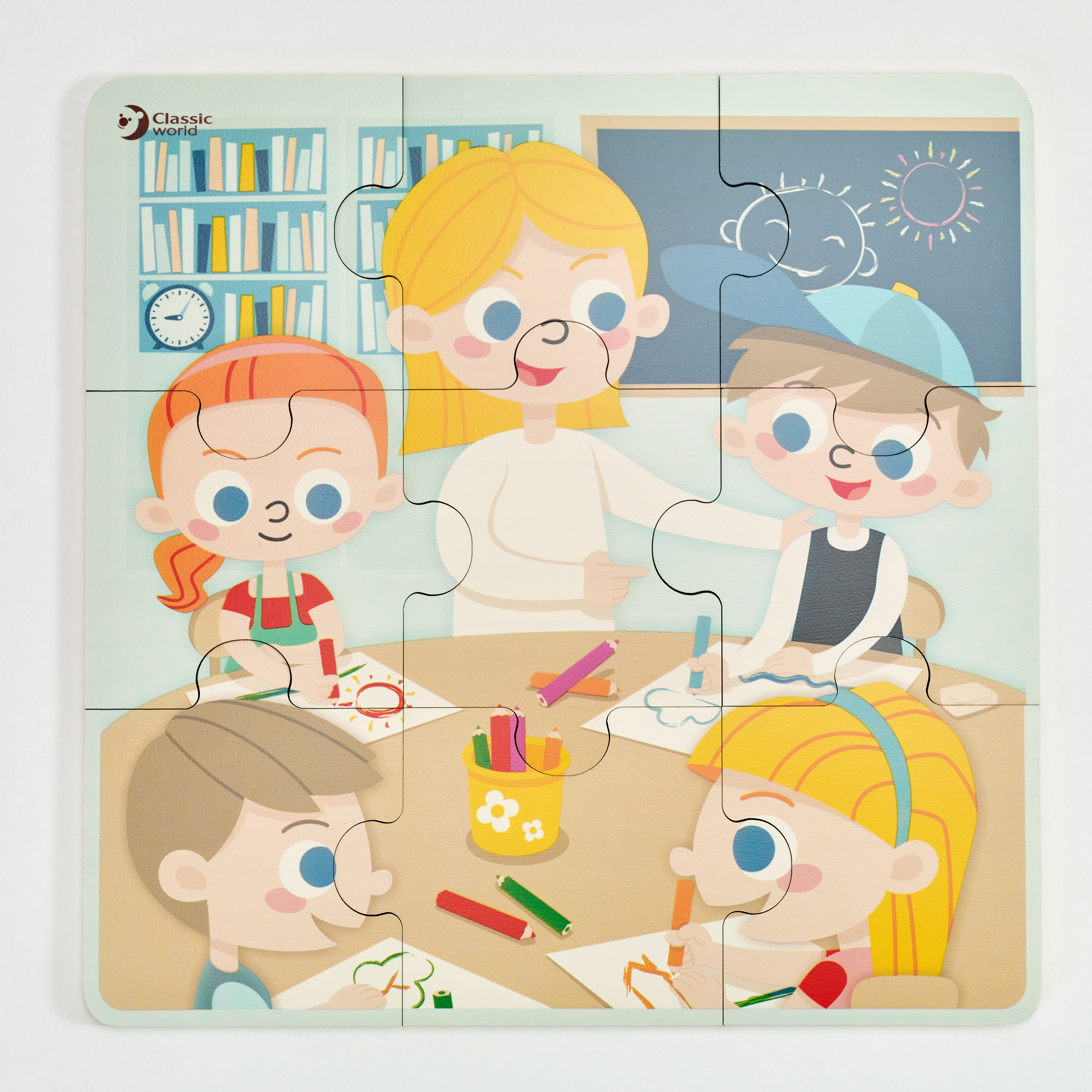 Puzzle 4w1 dzień w szkole