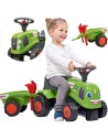 FALK Baby Claas Green Tractor with Trailer for Children 1+