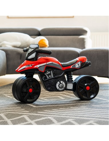FALK Racing Team Ride-on Motorbike Red Wide Wheels 1+