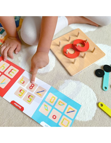 Wooden Mosaic Puzzle Tooky Toy - SEO Educational Toy