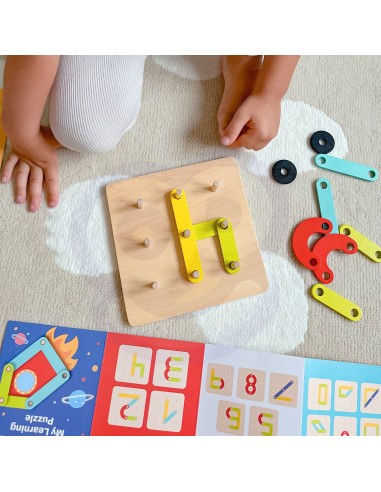 Wooden Mosaic Puzzle Tooky Toy - SEO Educational Toy