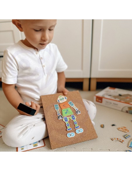 Medinis kūjis „Plaktukas“ Viga - Montessori kūrybinis rinkinys 45 el.