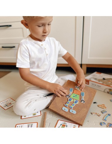 Medinis kūjis „Plaktukas“ Viga - Montessori kūrybinis rinkinys 45 el.