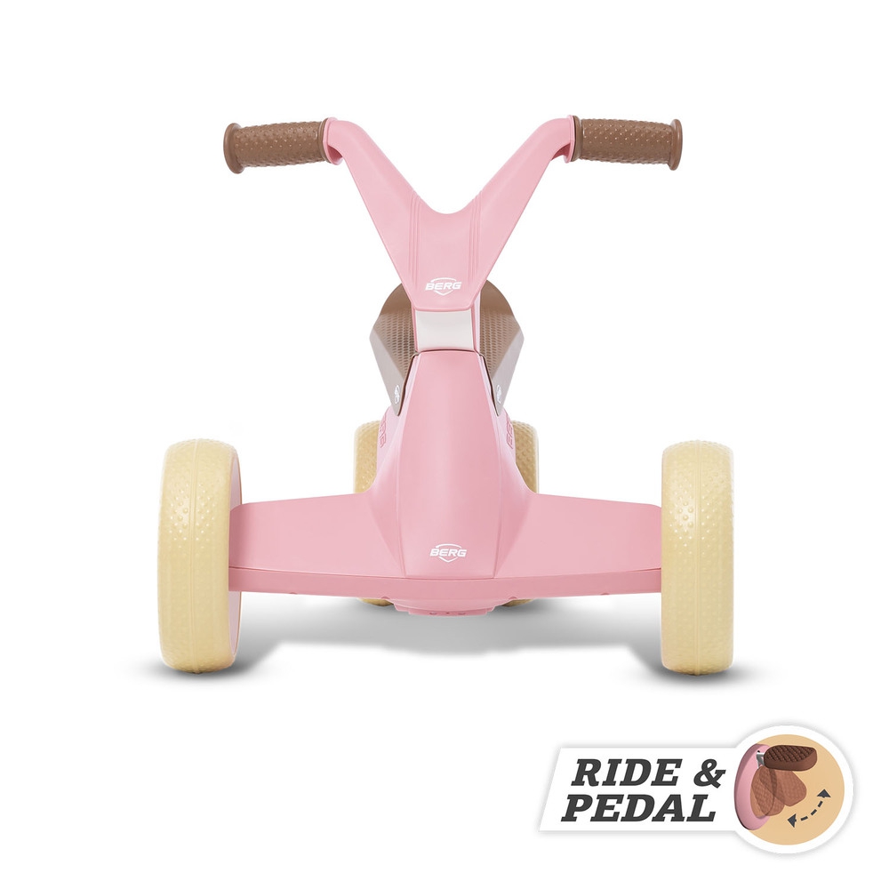 Go2 gokart jeździk rowerek 2w1 retro pink