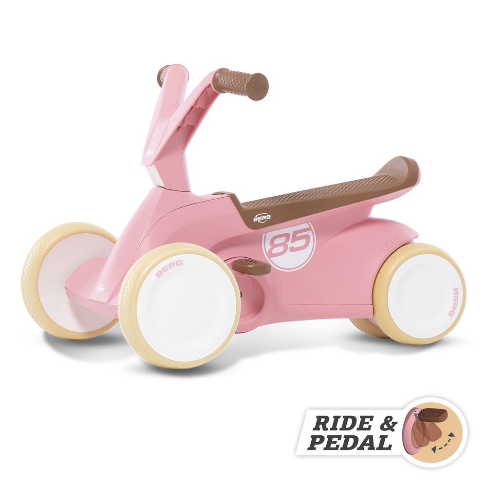 Go2 gokart jeździk rowerek 2w1 retro pink