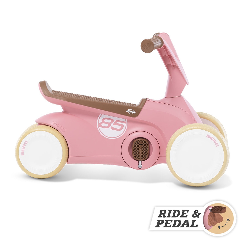 Go2 gokart jeździk rowerek 2w1 retro pink
