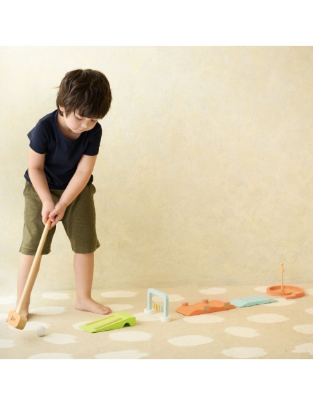 CLASSIC WORLD Wooden Obstacle Golf Set