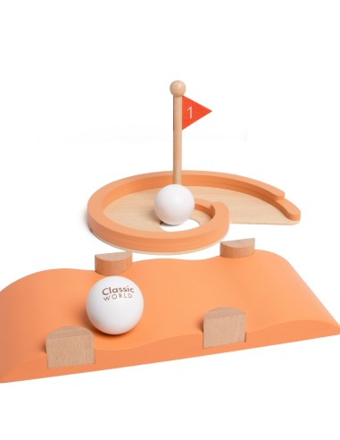 CLASSIC WORLD Wooden Obstacle Golf Set