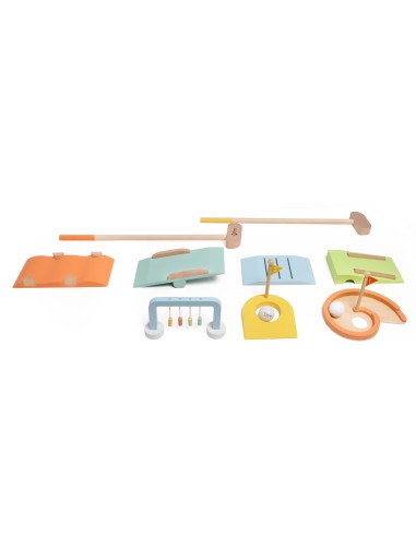 CLASSIC WORLD Wooden Obstacle Golf Set