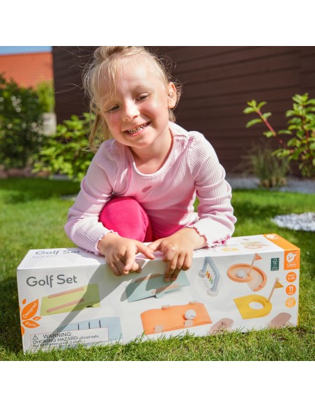 CLASSIC WORLD Wooden Obstacle Golf Set