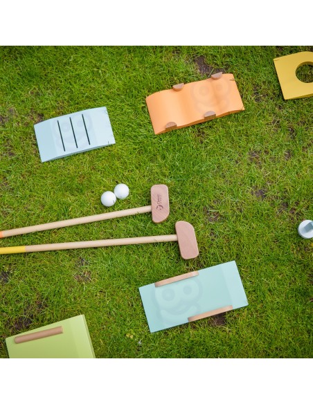 CLASSIC WORLD Wooden Obstacle Golf Set