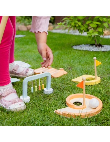 CLASSIC WORLD Wooden Obstacle Golf Set
