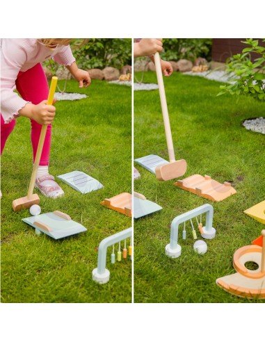 CLASSIC WORLD Wooden Obstacle Golf Set