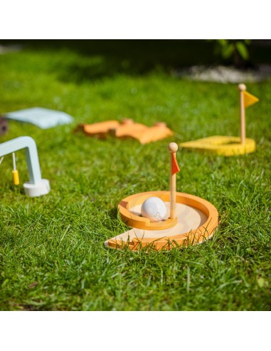 CLASSIC WORLD Wooden Obstacle Golf Set