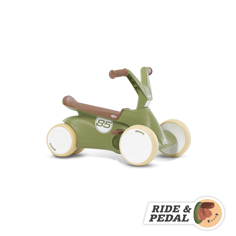 Go2 gokart jeździk rowerek 2w1 retro green