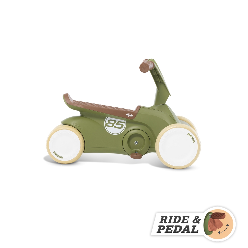Go2 gokart jeździk rowerek 2w1 retro green