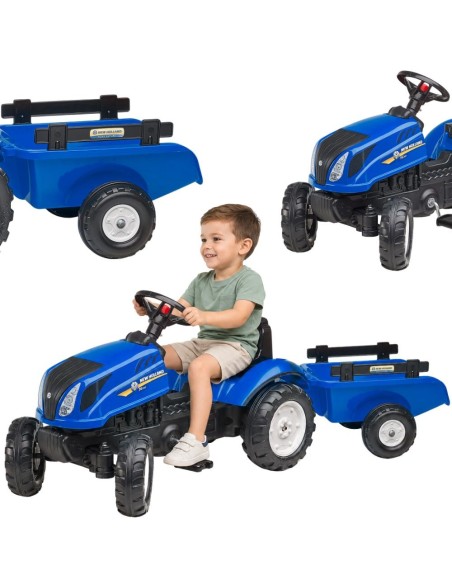 Traktor FALK New Holland z Przyczepą i Maską 2-5 lat