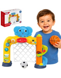 WOOPIE Interactive 2-in-1 Basketball Goal for Children