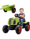 FALK Claas Arion 470 Pedal Tractor with Trailer and Bonnet 2-6 Years