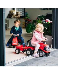 Baby Case IH Ride-on Tractor with Trailer for Children 12+ Months 2