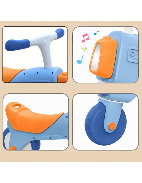 WOOPIE Balance Bike Interactive Ride-On Light and Sound